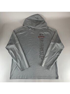 San Francisco Giants Majestic Cool Base Hooded Athletic Pullover Mens Large